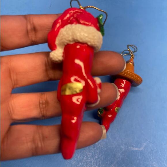 Red Hot Chili Peppers ornaments set of 4 Christmas decor Hat musical - Picture 10 of 10